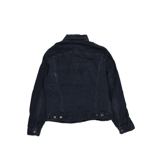 Levi's Vintage Mens Corduroy Trucker Jacket Navy Blue Size 40 Cotton