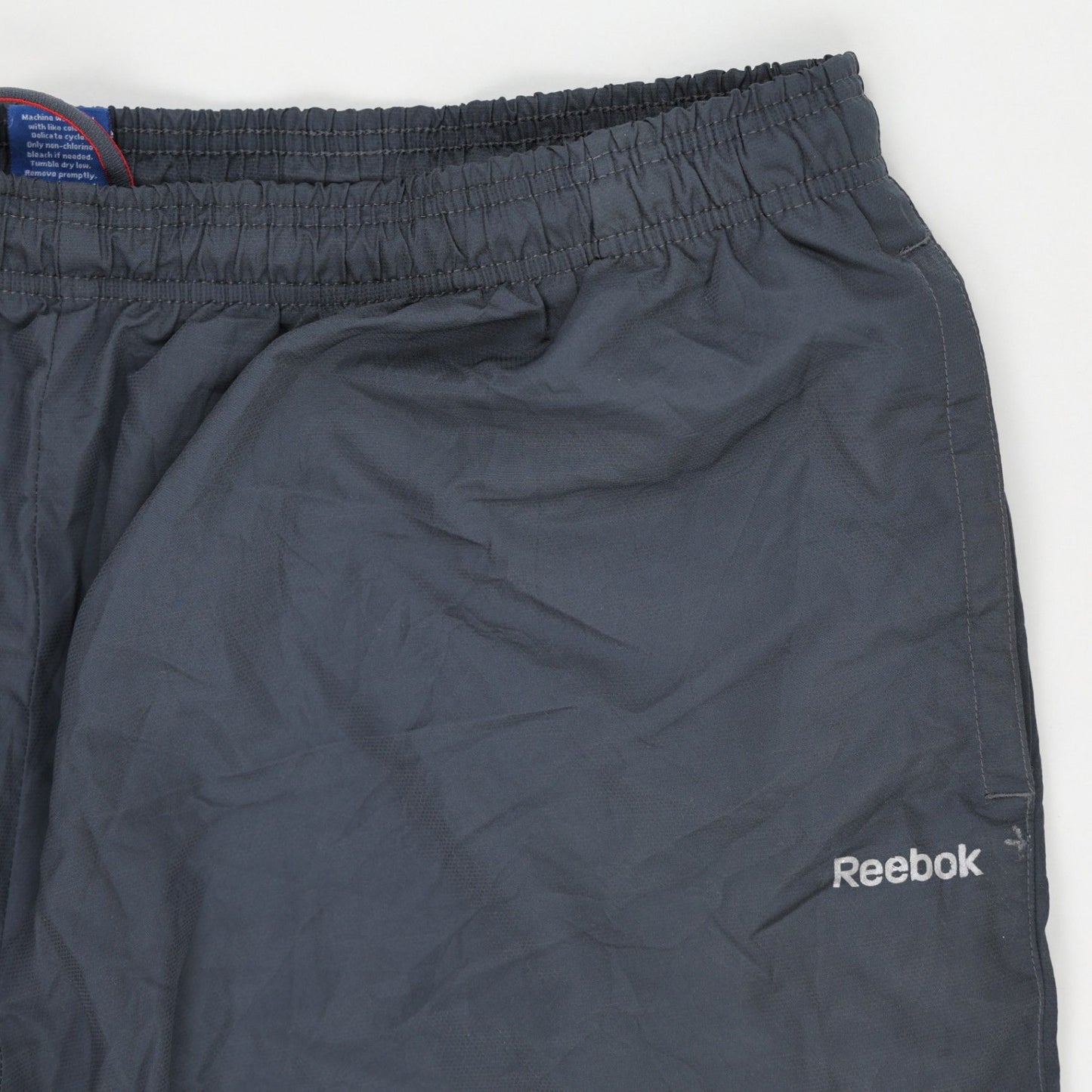 Reebok Navy Blue XXL Polyester Track Trousers for Men 32 Inch Inseam
