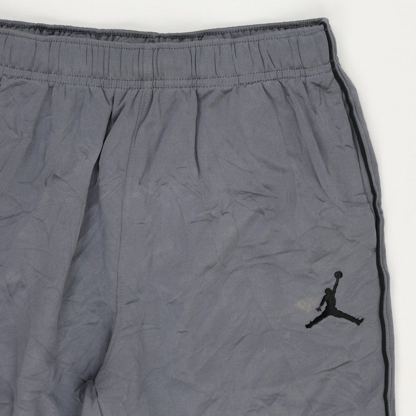 Jordan Grey Track Pants Large 34 in Waist 78 cm Inseam Polyester Blend
