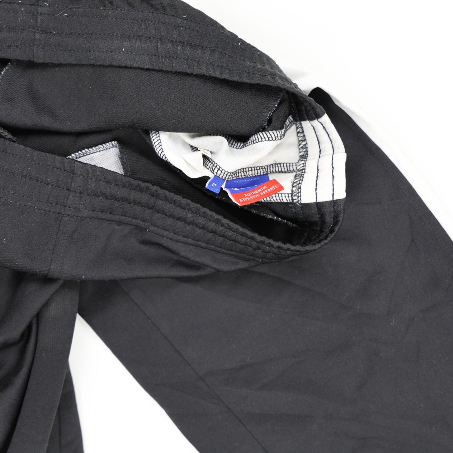 Champion Mens Black Track Pants Large Polyester Athletic Style