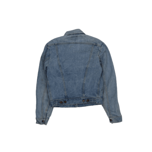 Wrangler Vintage Light Blue Denim Jacket Small Cotton Collared