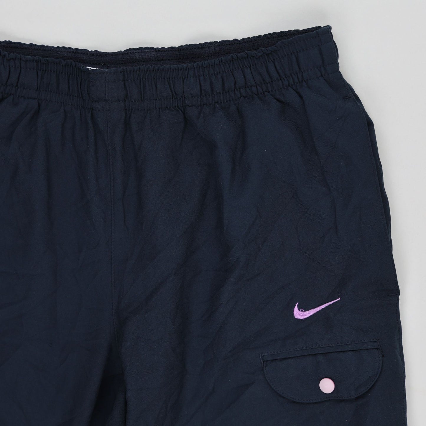 Nike Dri-FIT Track Trousers Navy Blue Medium 32 Waist 32 Inseam Polyester