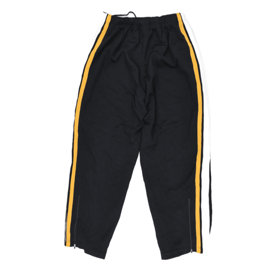 Nike Vintage Black Track Pants Men Size Large Polyester 78 Inseam