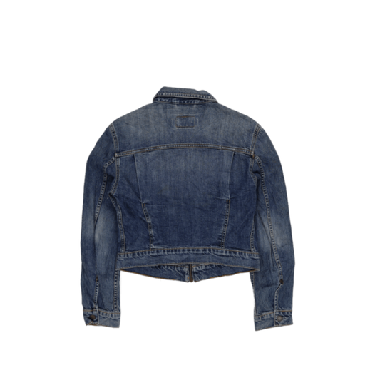Levi's 73695 Vintage Blue Denim Jacket Medium Cotton Denim Collared