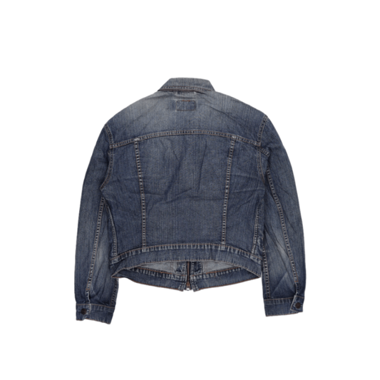Levi's Vintage Denim Jacket Women Large Blue Cotton Collared