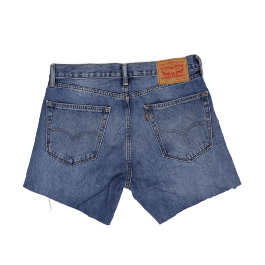 Levi's 505 Vintage Blue Denim Shorts W31 Cotton Cut-Offs