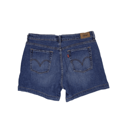 Levi's 515 Vintage Blue Denim Shorts Women Size 31 Cotton Denim 7 Inch Inseam
