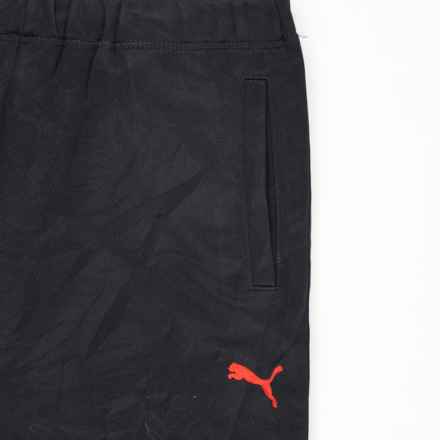 PUMA Boys Track Pants Black 160 Polyester Vintage 13-14 Years