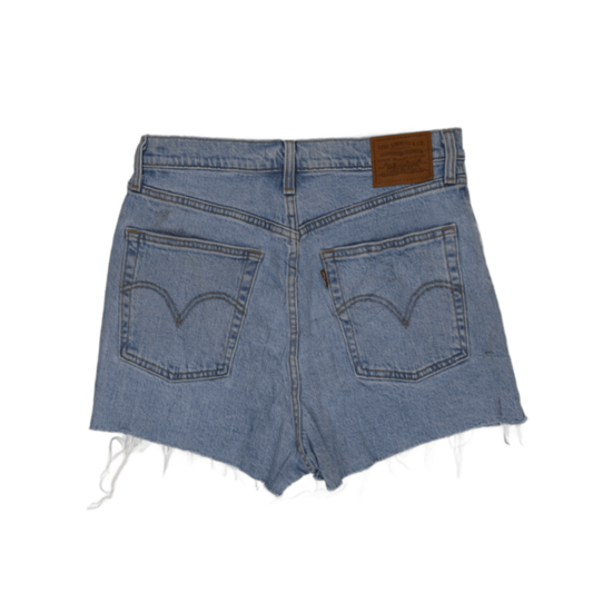 Levi's Vintage Light Blue High-Waisted Denim Shorts Size 30 UK 12 100% Cotton
