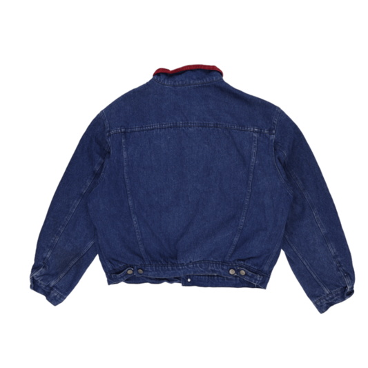 Lee Vintage Denim Jacket Blue Large Cotton Denim Corduroy Collared