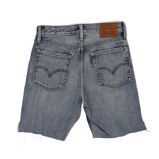 Levi's Vintage Blue Denim Shorts W30 Casual Cotton High Waisted Distressed