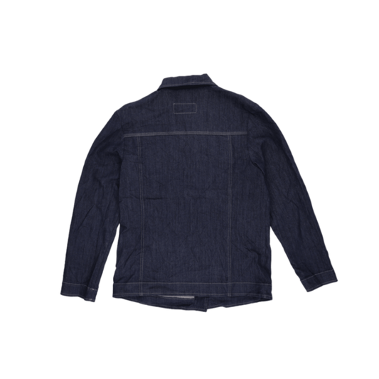 M&S Mode Womens Denim Jacket Indigo Blue EUR 36 Cotton Collared