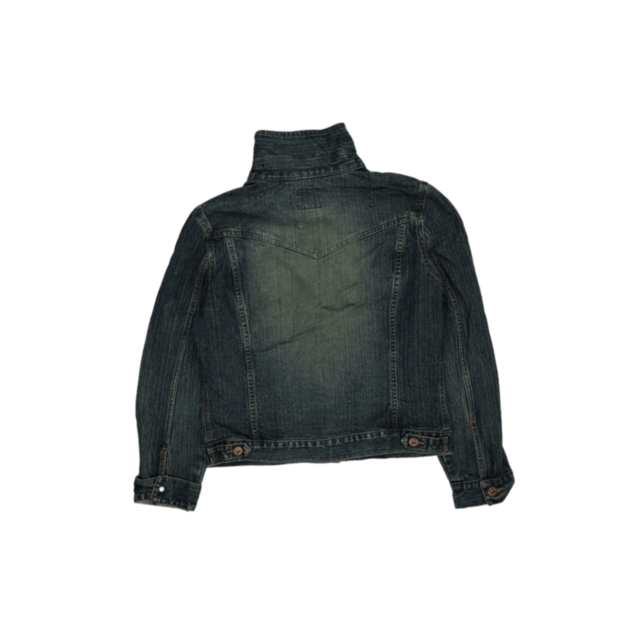 Classic Blue Denim Jacket Medium Cotton Denim Unisex Vintage