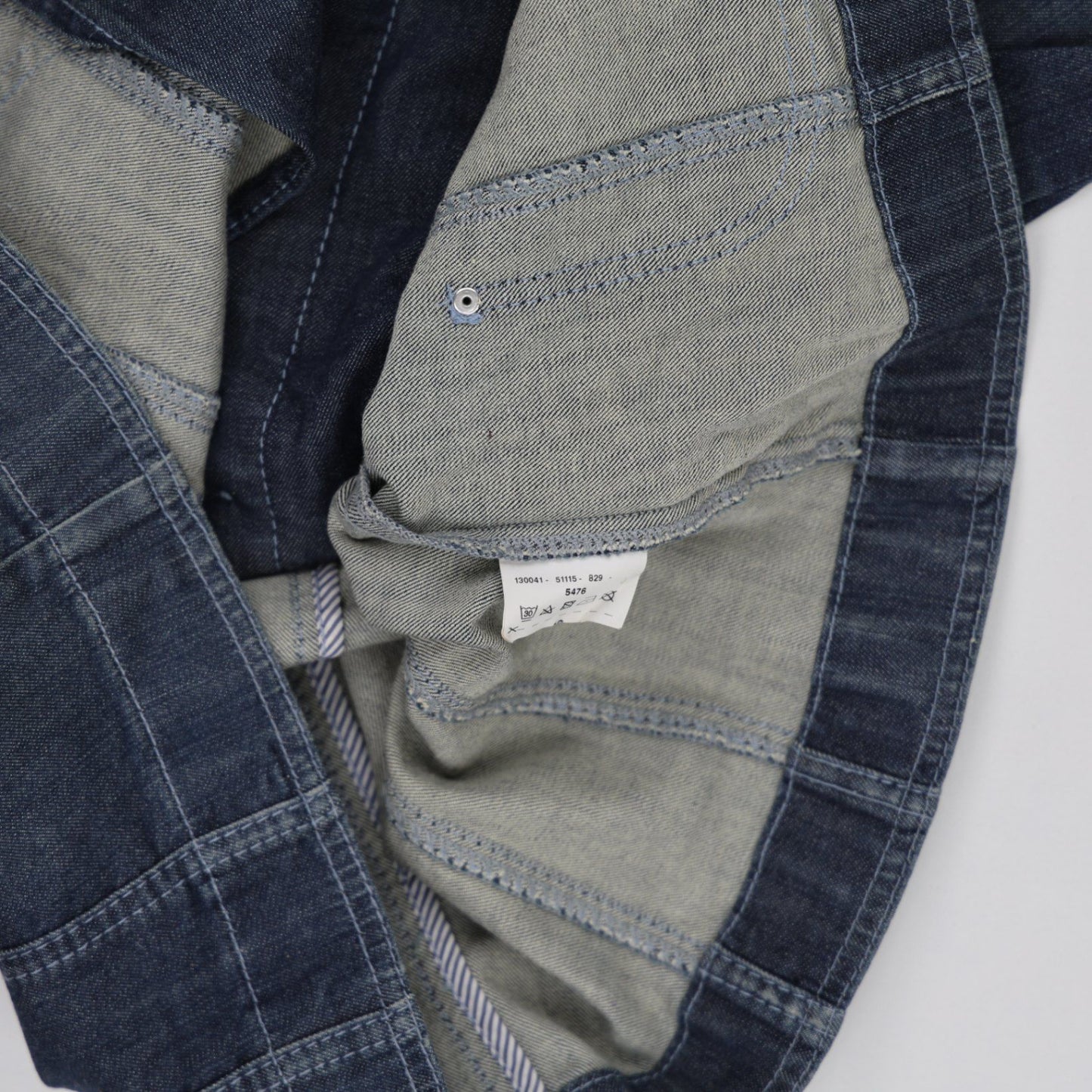 Gerry Weber Studded Denim Jacket Blue Size 18 97 Cotton 3 Elastane Casual Collared Women's