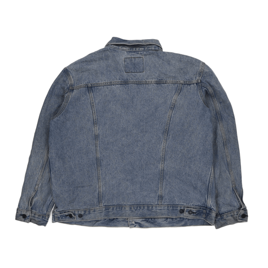 Levi's XXL Light Blue Vintage Denim Trucker Jacket 100% Cotton Collared