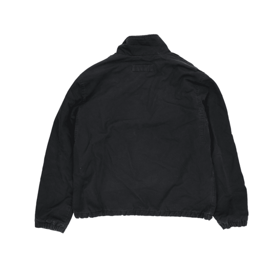 Tommy Hilfiger Black Zip Jacket for Men Size L Cotton Polyester Faux Fur