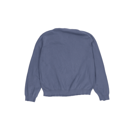 Ralph Lauren V-Neck Jumper Light Blue Large 100 Percent Pima Cotton