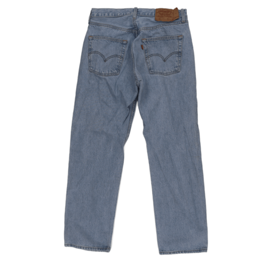 Levi's 501 Vintage Light Blue Straight Leg Jeans W34 L30 100 Percent Cotton