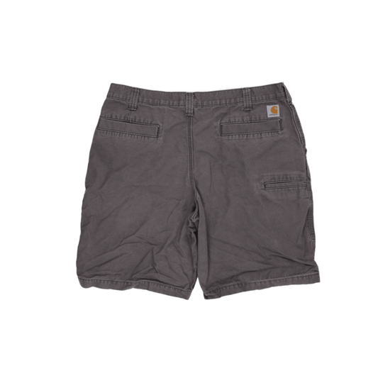 Carhartt Relaxed Fit Work Shorts Grey Size 38 100 Percent Cotton Vintage
