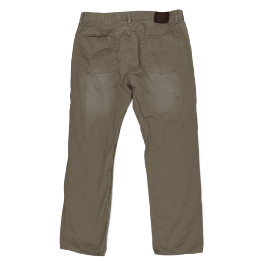 Ralph Lauren Chino Trousers Beige 36W 32 In Cotton Mens
