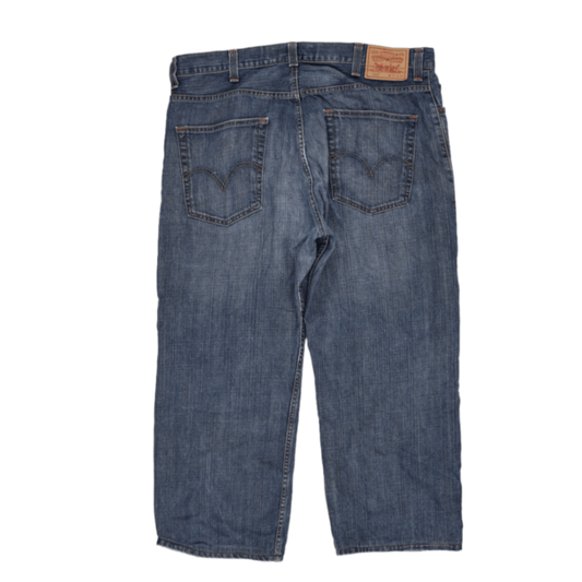 Levi's Straight Fit Blue Denim Jeans 34W x 30L Cotton