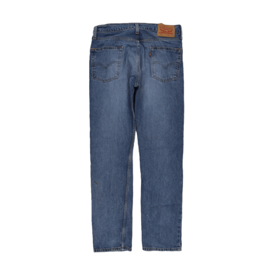 Levi's 513 Slim Straight Jeans Blue W30 L32 Denim Cotton Elastane
