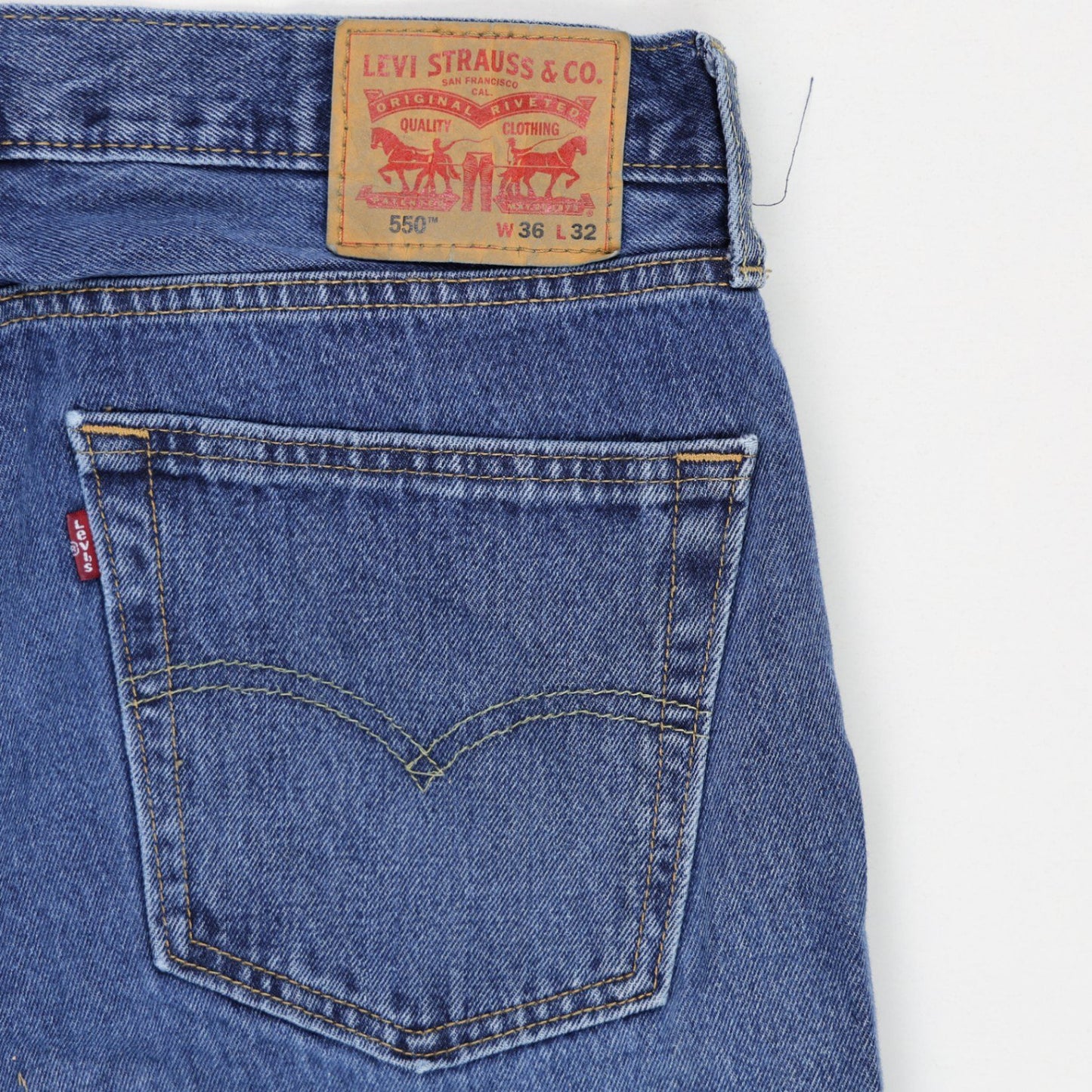 Levi's 550 Relaxed Fit Blue Jeans W36 L32 Vintage Cotton Men's