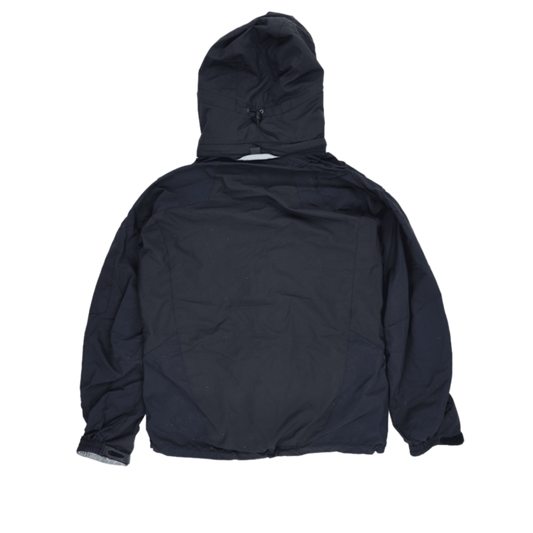 Marmot Black Hooded Outdoor Coat Women Size L Nylon Blend Very Good
