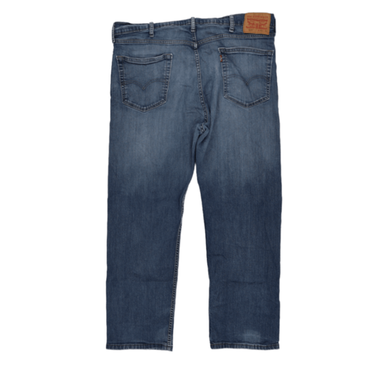 Levi's 505 Regular Fit Blue Denim Jeans W40 L30 Cotton Blend Straight Leg Vintage