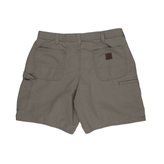 Carhartt Original Fit Tan Cotton Work Shorts 38 Inch Inseam 100 Percent Cotton Men Size 38
