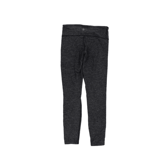 Lululemon High Waisted Full Length Leggings Charcoal Grey XS Stretch Blend