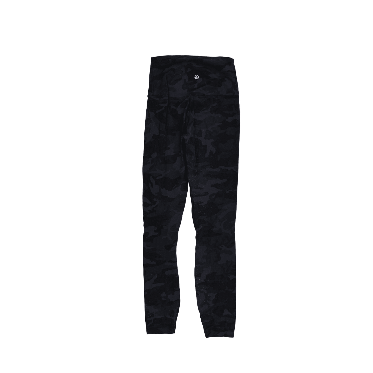 Lululemon Wunder Under High Rise Camo Leggings Black Camo Size 6 Nylon Blend