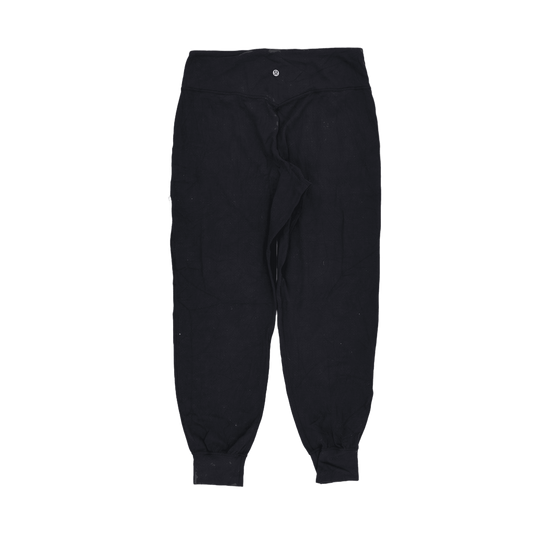 Lululemon Black Cotton Jogger Pants Size 10 Women's Athletic Wear