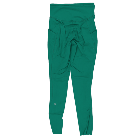 Lululemon High-Rise Green Yoga Leggings Women's Size 8 27 Inseam Lululemon Signature Stretch Fabric Athleisure