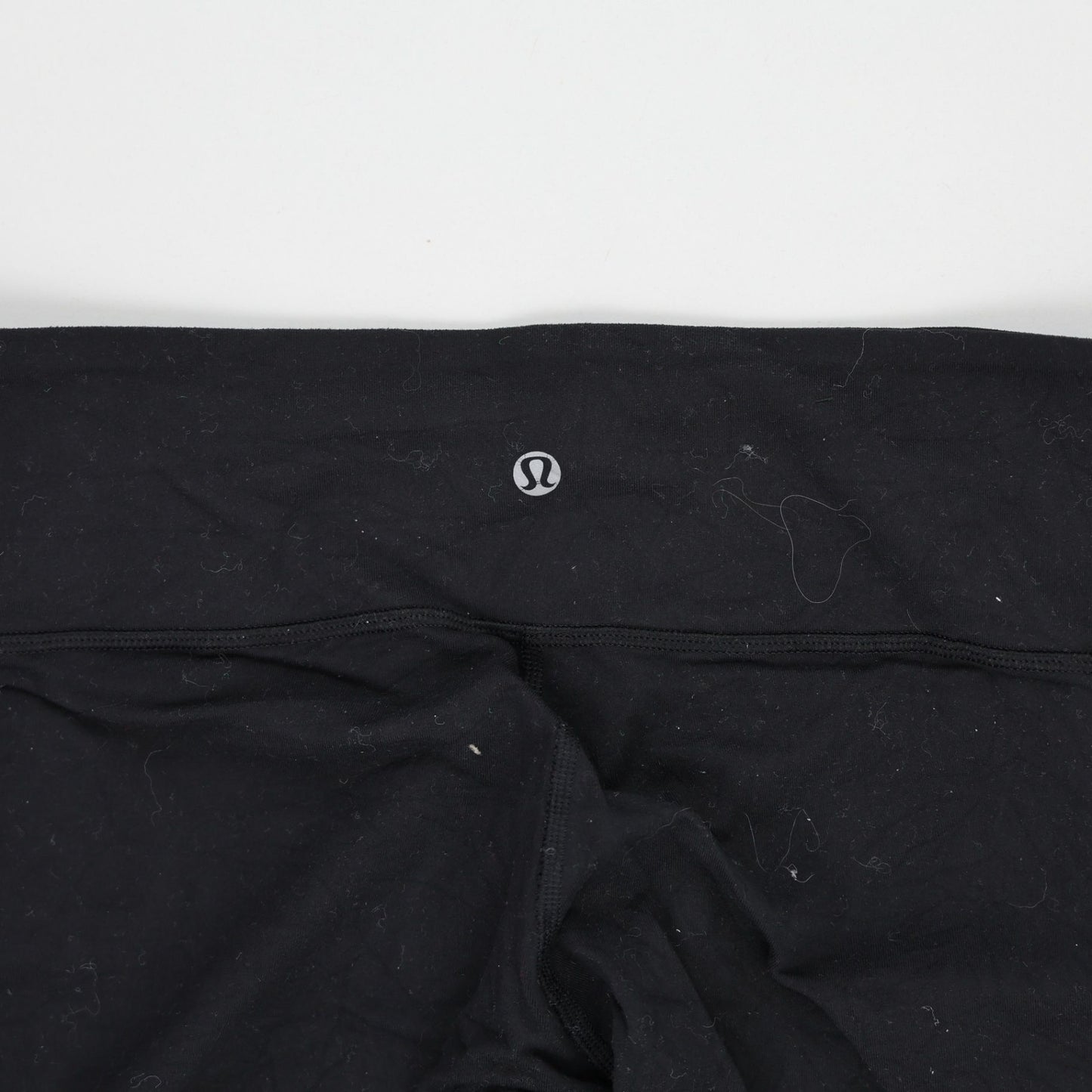 Lululemon Black High-Rise Cropped Leggings Women's Size S Stretch Fabric