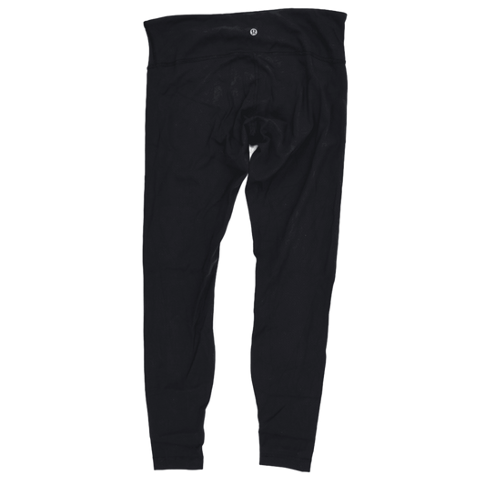 Lululemon High-Waist Black Full-Length Leggings Size S 34 cm Waist 70 cm Inseam Synthetic Blend Activewear