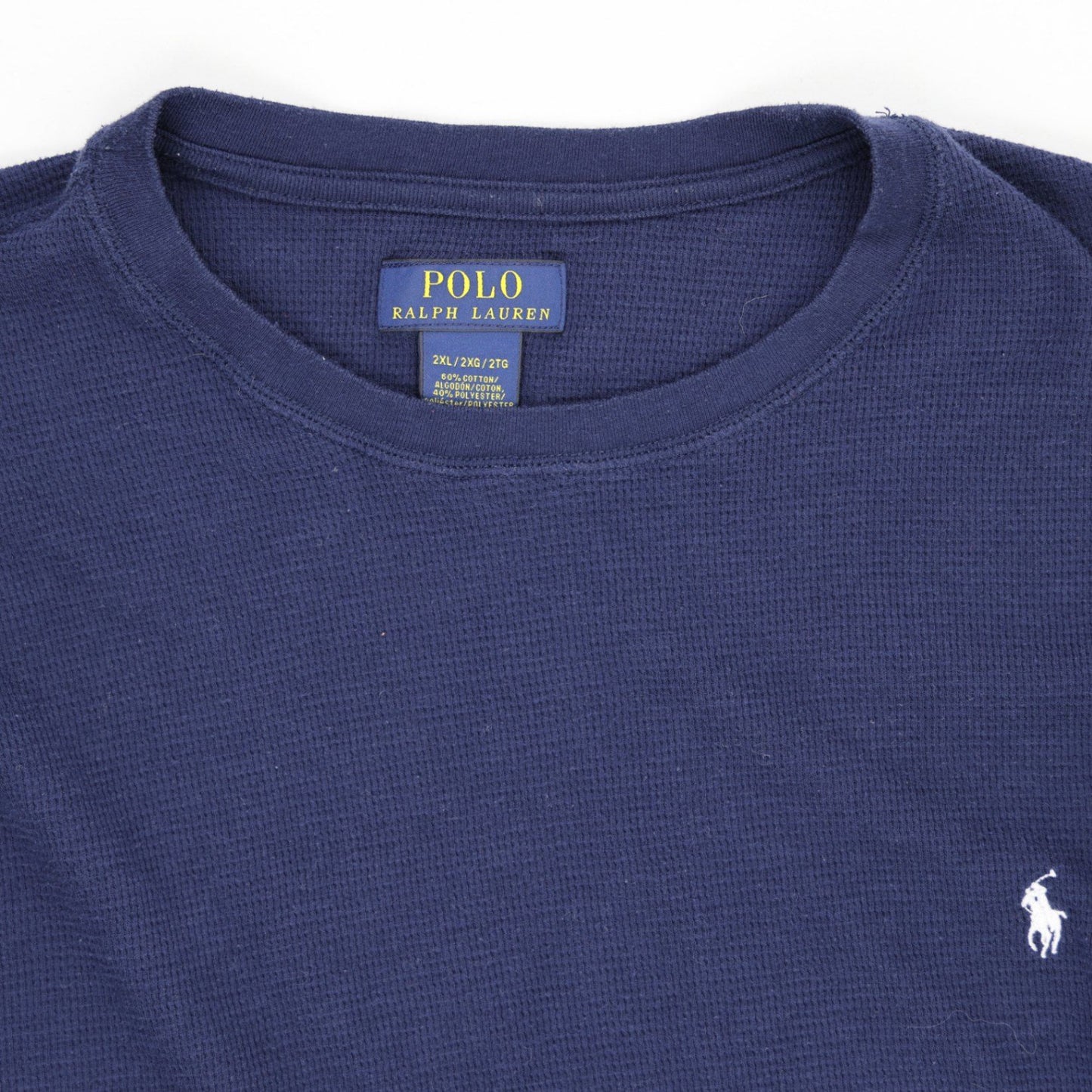Ralph Lauren Polo Navy Cotton Long Sleeve Sweatshirt 2XL Casual Crew Neck