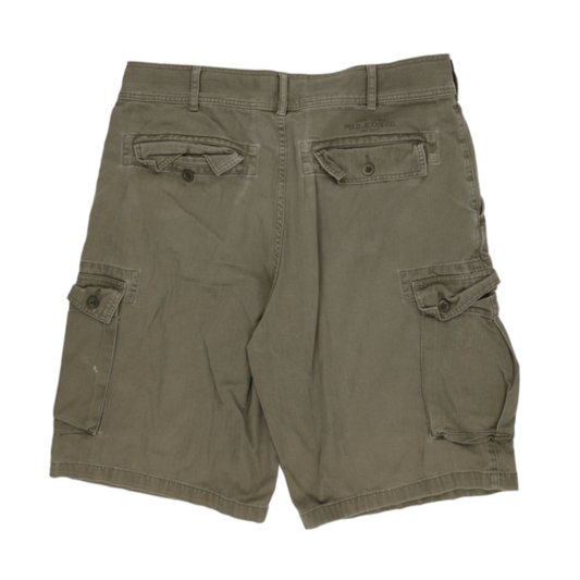 Ralph Lauren Cargo Shorts Olive Green Size 36 100 Percent Cotton Mens