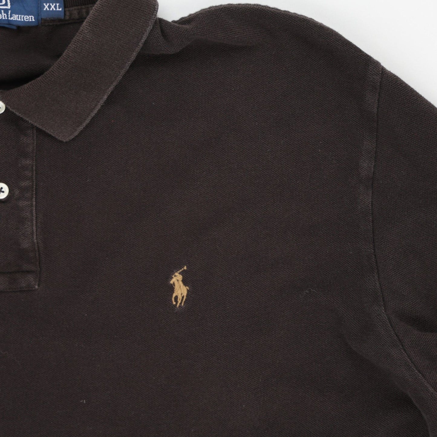 Ralph Lauren Long Sleeve Polo Shirt Black XXL Cotton