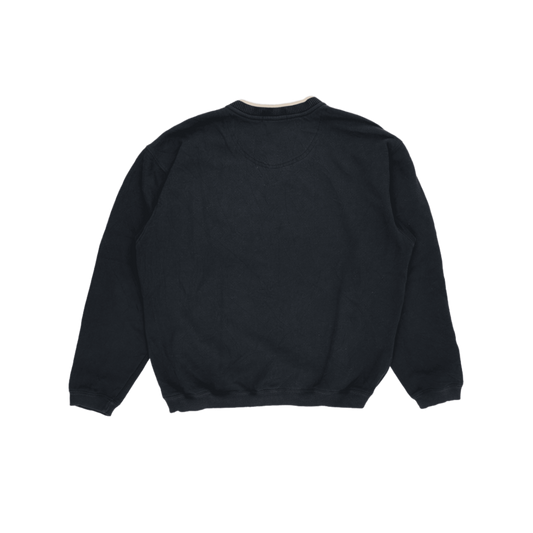 Antigua Baltimore Ravens Super Bowl XXXV Champions Vintage Pullover Sweatshirt Navy Large 60 Cotton 40 Polyester