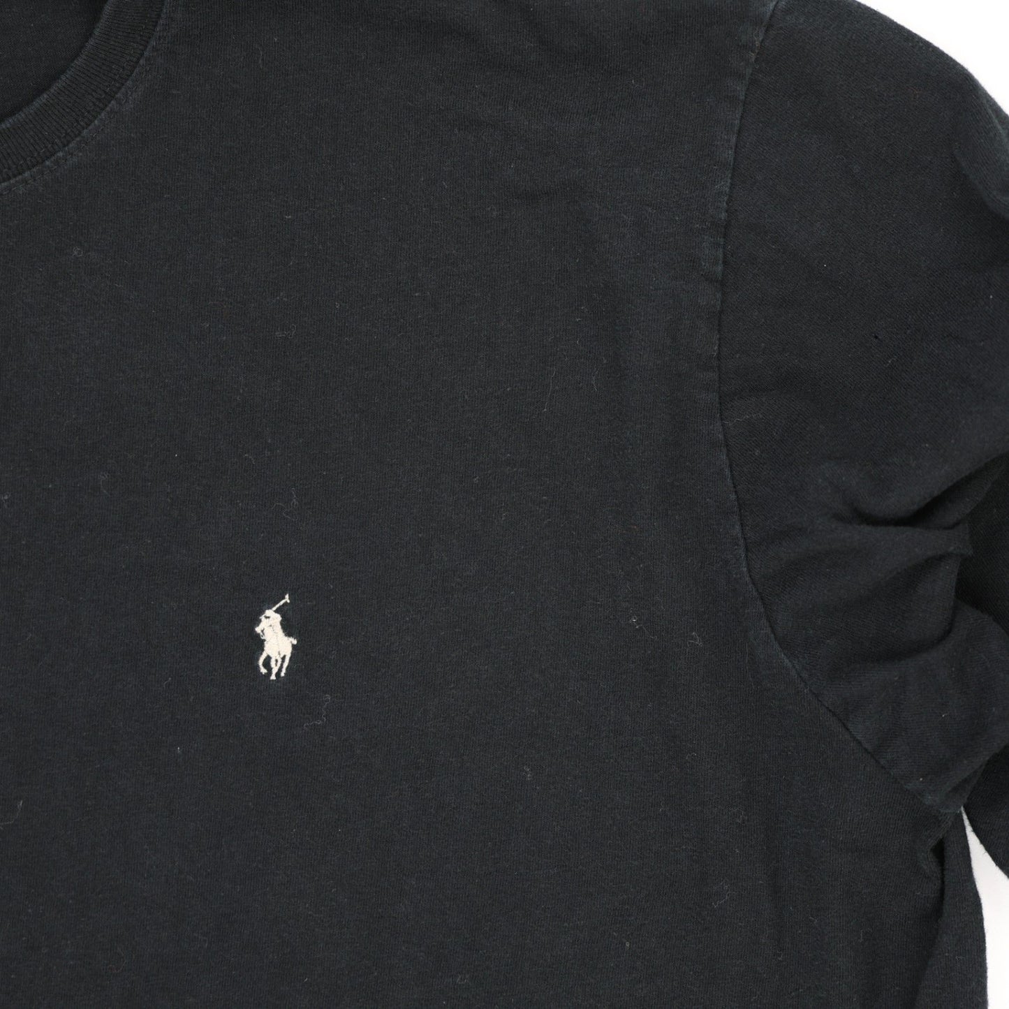 Ralph Lauren Black Long Sleeve T-Shirt XL 100 Percent Cotton Crew Neck