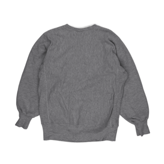 Champion Vintage Grey Crewneck Sweatshirt Large Cotton Blend University of Notre Dame