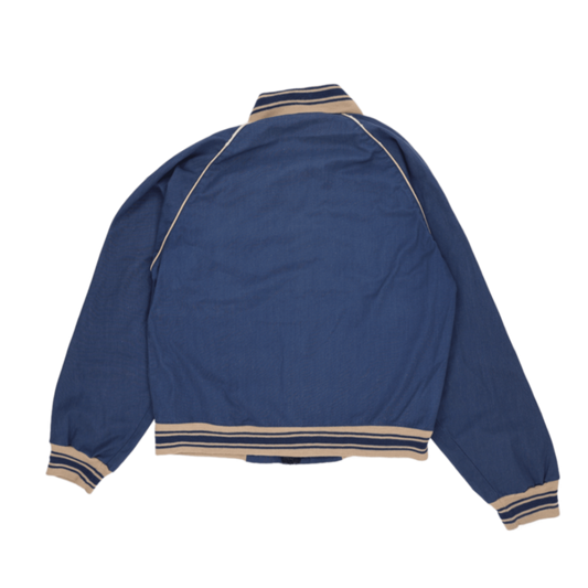 Champion Vintage CSU Fresno Varsity Jacket Blue Medium Cotton Blend