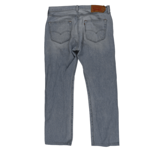 Levi's 501 Light Blue Denim Jeans W34 L32 Straight Fit Vintage Cotton