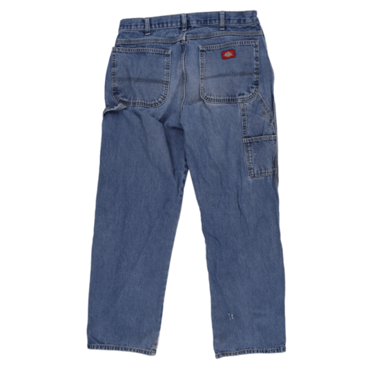 Dickies Vintage Carpenter Jeans Blue W35 L32 Cotton Denim
