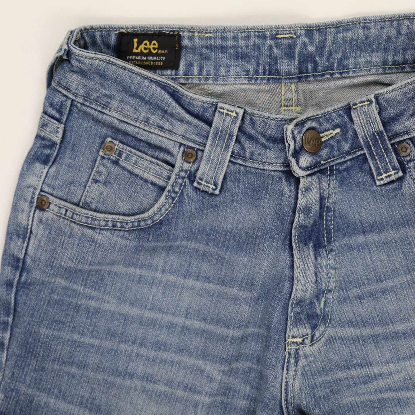 Lee Flared Jeans Blue W29 L32 Cotton Denim