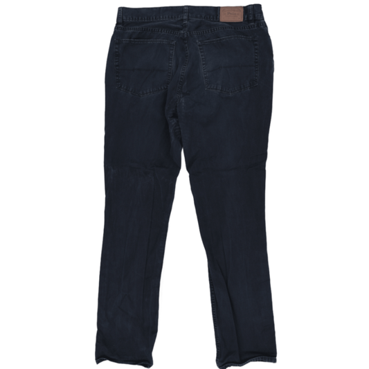 Polo Ralph Lauren Men's Vintage Navy Blue Straight Fit Jeans 36x32 Cotton