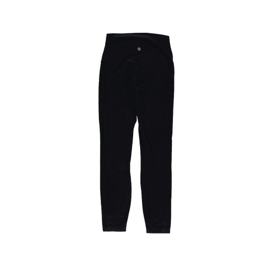 Lululemon Women's Black High Rise Leggings Size 8 Medium Stretch Fabric Blend