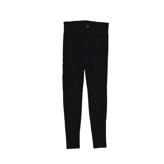 Lululemon High Waist Black Leggings Women Size S Nylon Blend Activewear