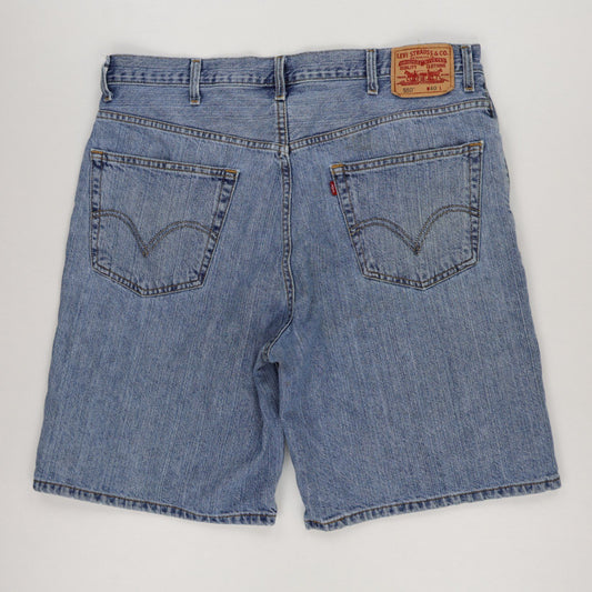 Levi's 550 Relaxed Fit Denim Shorts Blue W40 100% Cotton Vintage